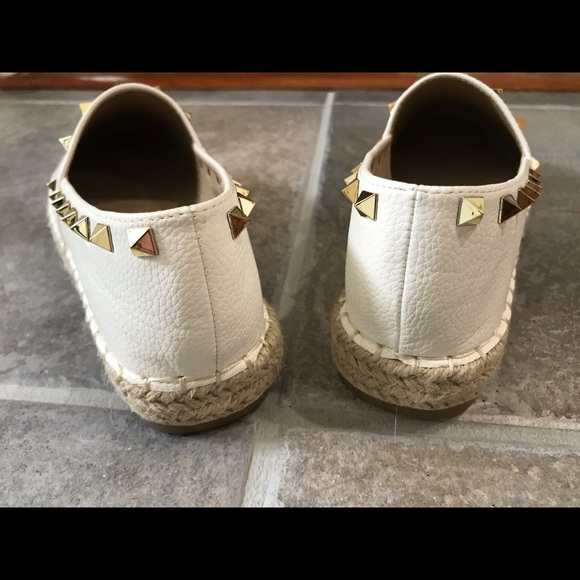 White Steve Madden Espadrille Shoes size 6 - Picture 5 of 7